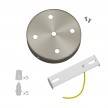 Classic 5-hole Round Metal Ceiling Canopy Kit