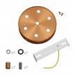 Classic 7-hole Round Metal Ceiling Canopy Kit