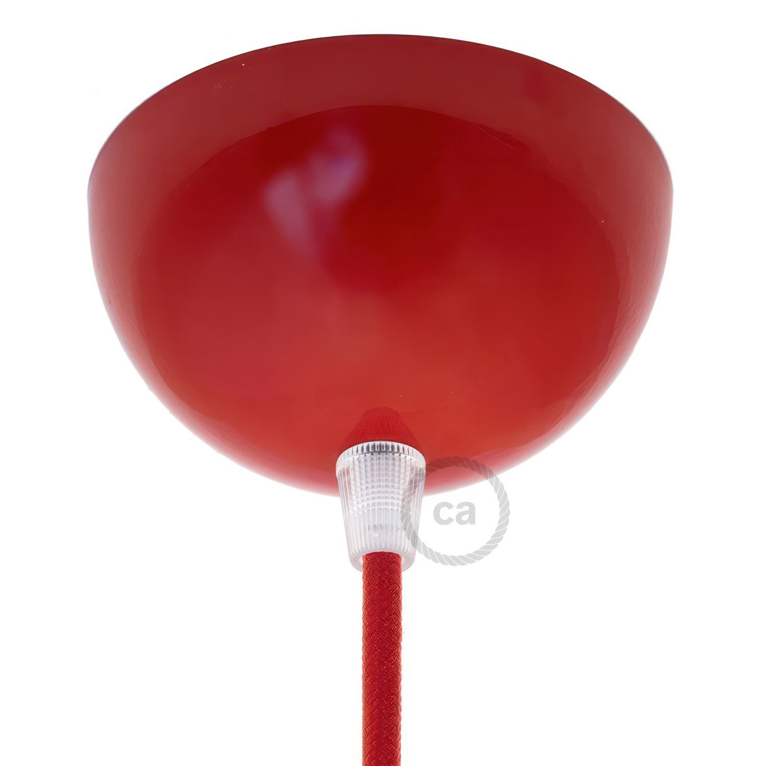 Dome Metal Ceiling Canopy Kit - Red
