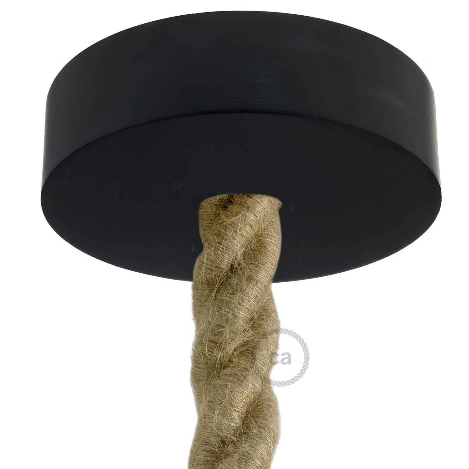 Wooden Ceiling Canopy Kit - For 2XL Rope - Black