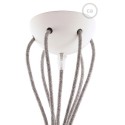 Ceramic 7-hole ceiling canopy kit