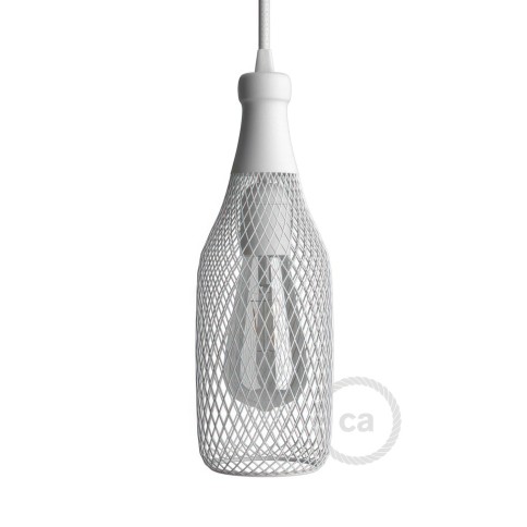 Magnum Bottle Mesh Cage Pendant Lampshade