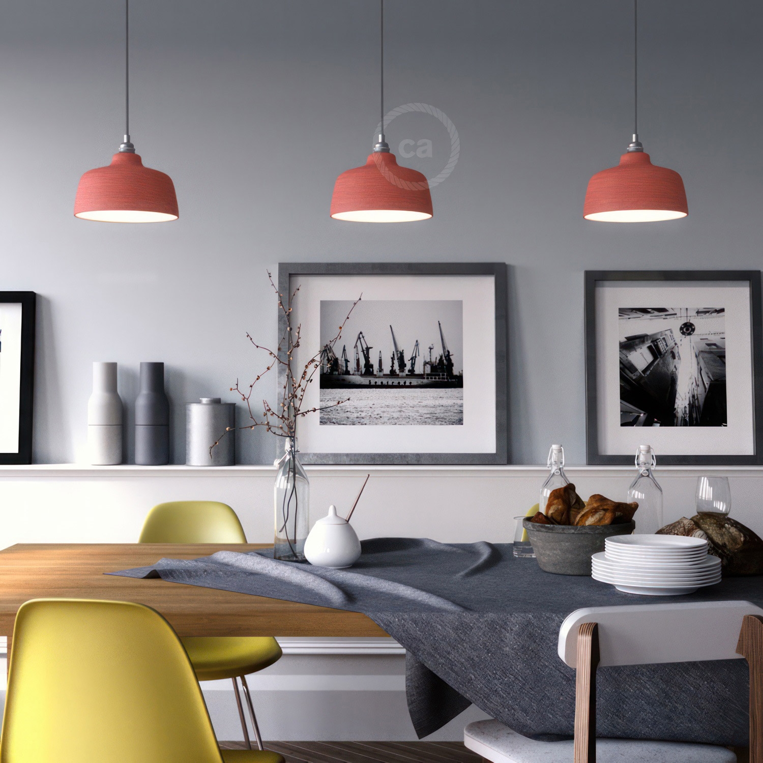 The Materia Collection | Bowl Pendant Lampshade