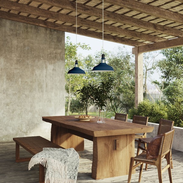 Harbour Metal Pendant Lamp Shade | Enamel Finish | 14.96 Inches