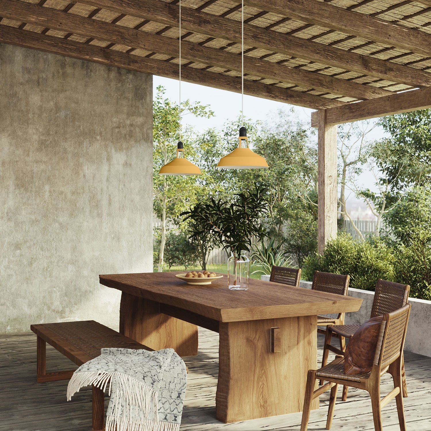 Harbour Metal Pendant Lamp Shade | Enamel Finish | 14.96 Inches