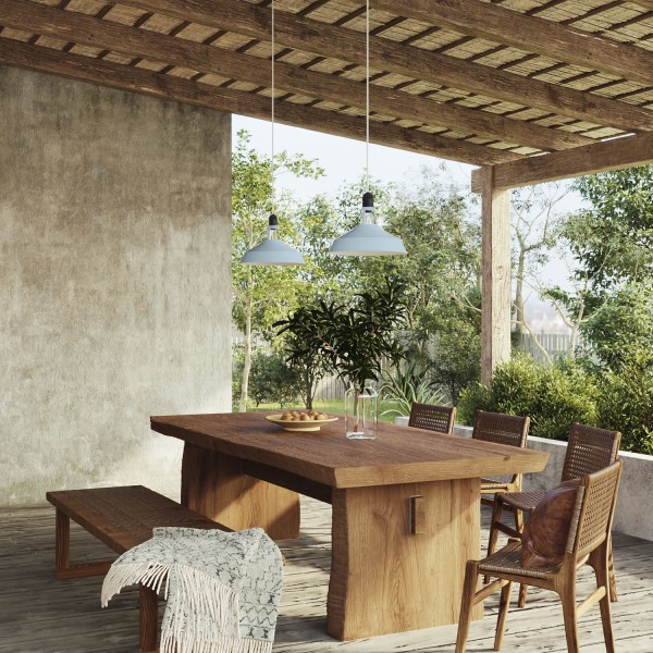 Harbour Metal Pendant Lamp Shade | Enamel Finish | 14.96 Inches