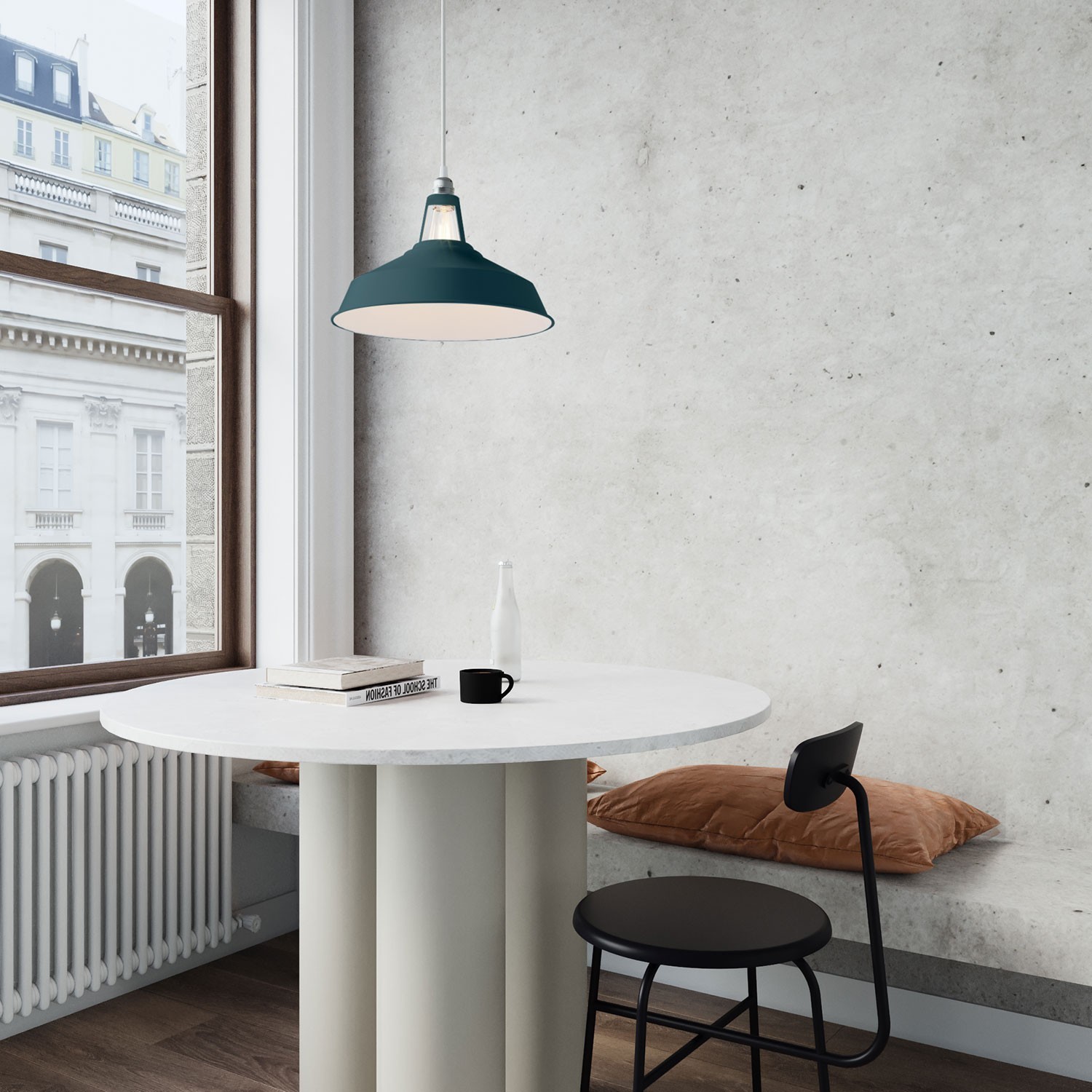 Harbour Metal Pendant Lamp Shade | Enamel Finish | 14.96 Inches