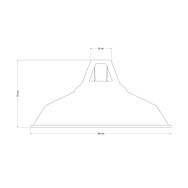 Harbour Metal Pendant Lamp Shade | Enamel Finish | 14.96 Inches
