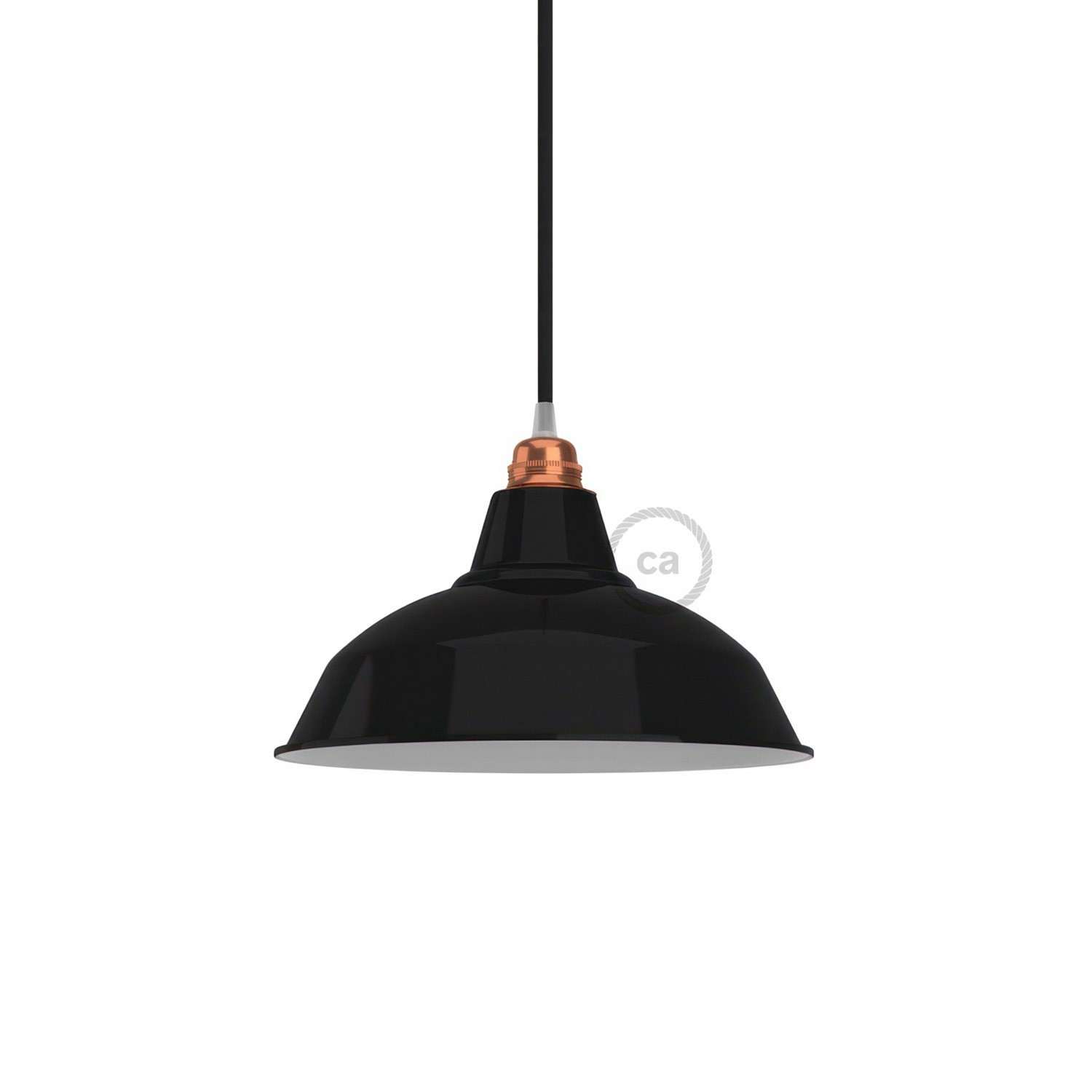 Bistrot Metal Lamp Shade | 11.81 Inches Diameter | E26 Socket - Black