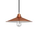 Swing Metal Lamp Shade with Polished Finish & E26 Socket
