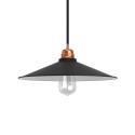 Swing Metal Lamp Shade with Polished Finish & E26 Socket