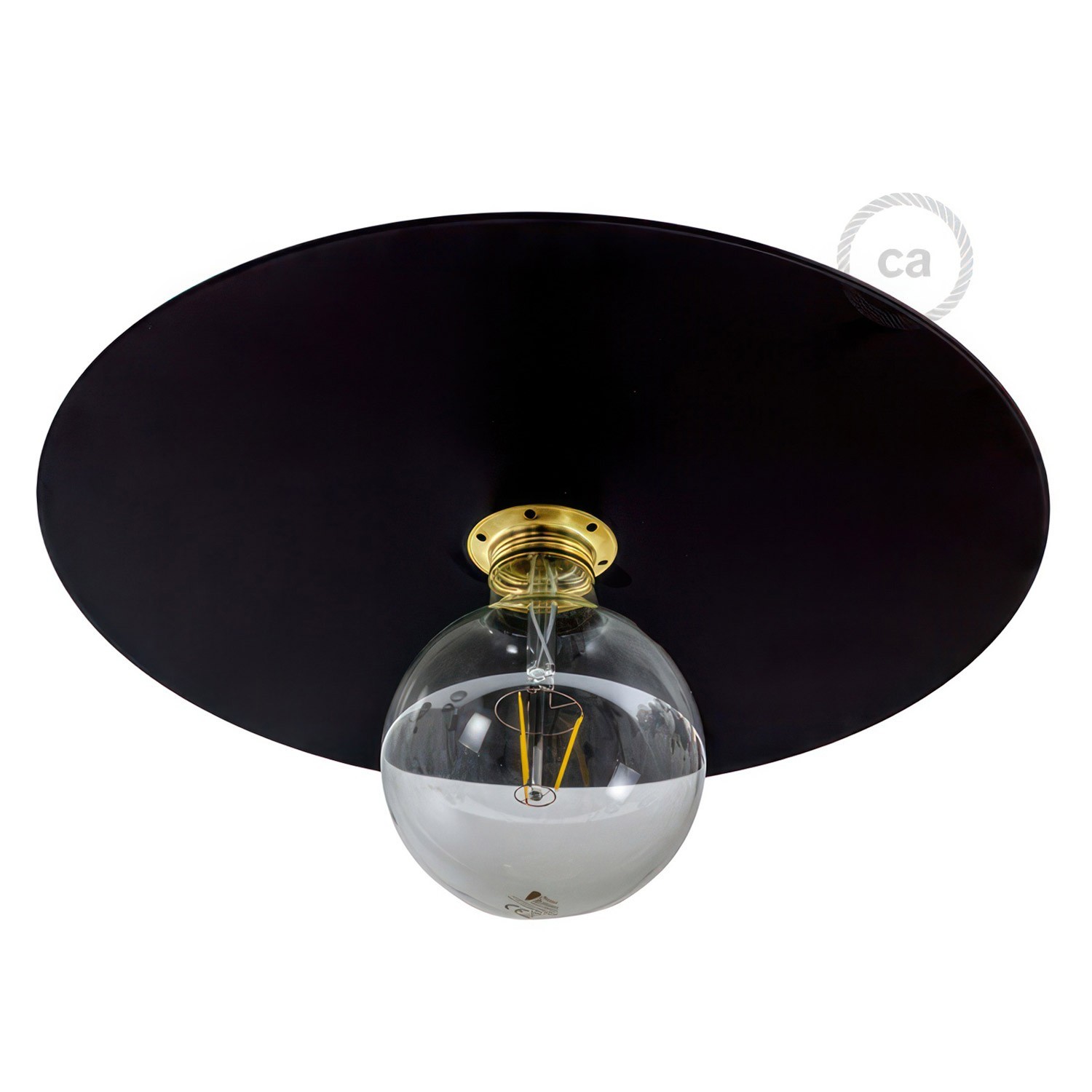 Ellepì Oversized Iron Pendant Shade | 15.75 Inches Diameter | Made in Italy