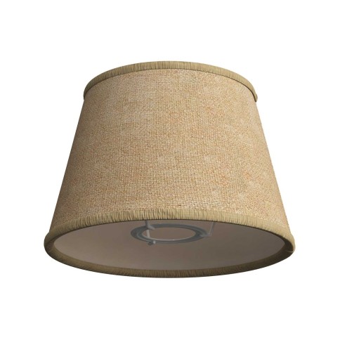 Impero fabric lampshade with E26 fitting for table or wall lamp - Made in Italy