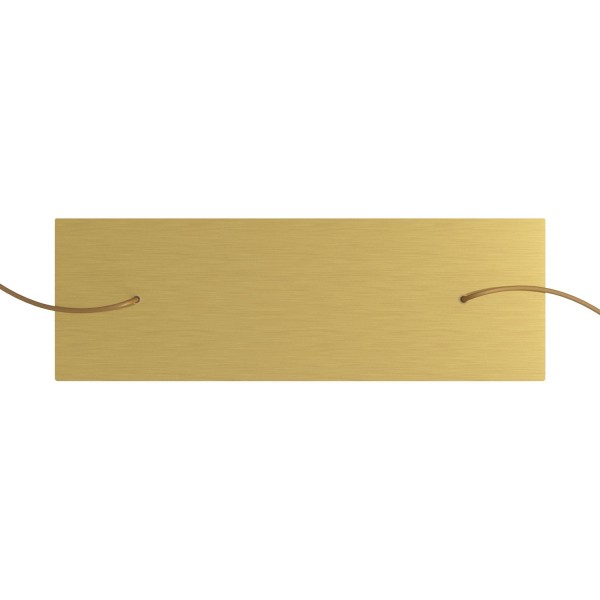 2 hole - EXTRA LARGE Rectangular Ceiling Canopy Kit - Rose One System, 675 x 225 mm Cover