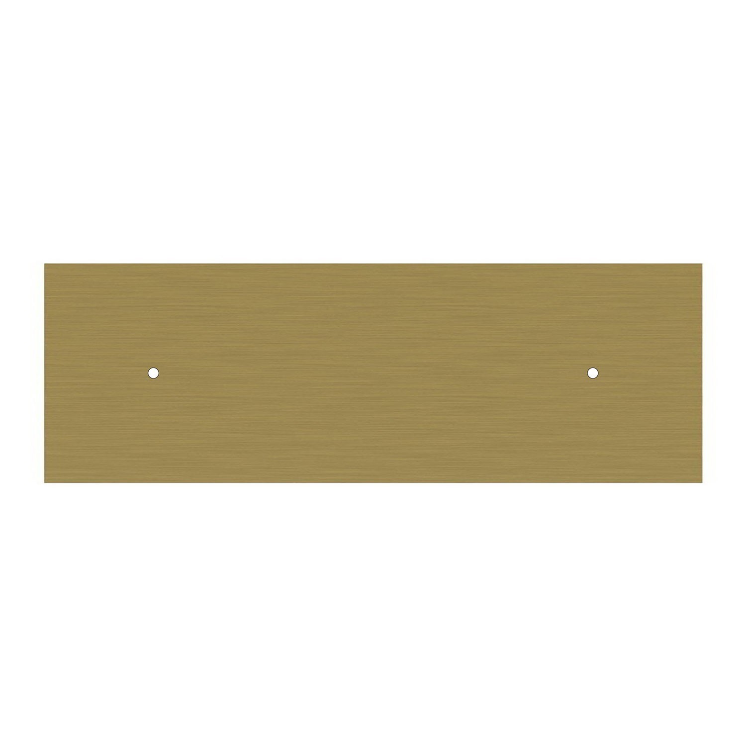 2 hole - EXTRA LARGE Rectangular Ceiling Canopy Kit - Rose One System, 675 x 225 mm Cover