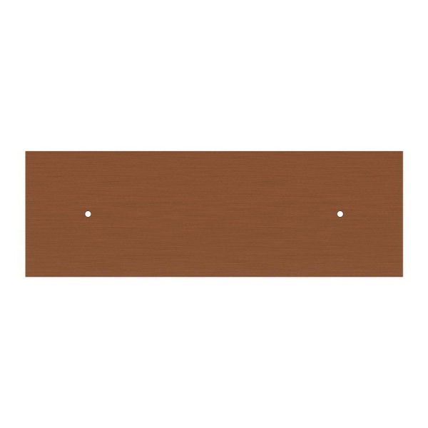 2 hole - EXTRA LARGE Rectangular Ceiling Canopy Kit - Rose One System, 675 x 225 mm Cover