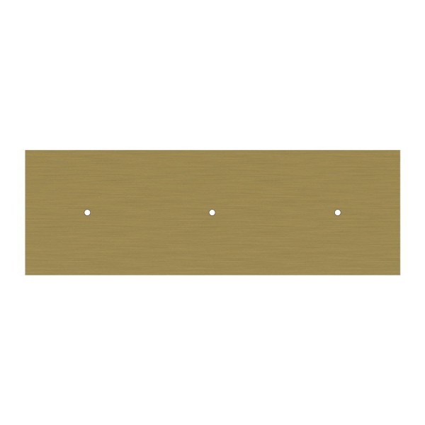 3 hole in line - EXTRA LARGE Rectangular Ceiling Canopy Kit - Rose One System, 675 x 225 mm Cover