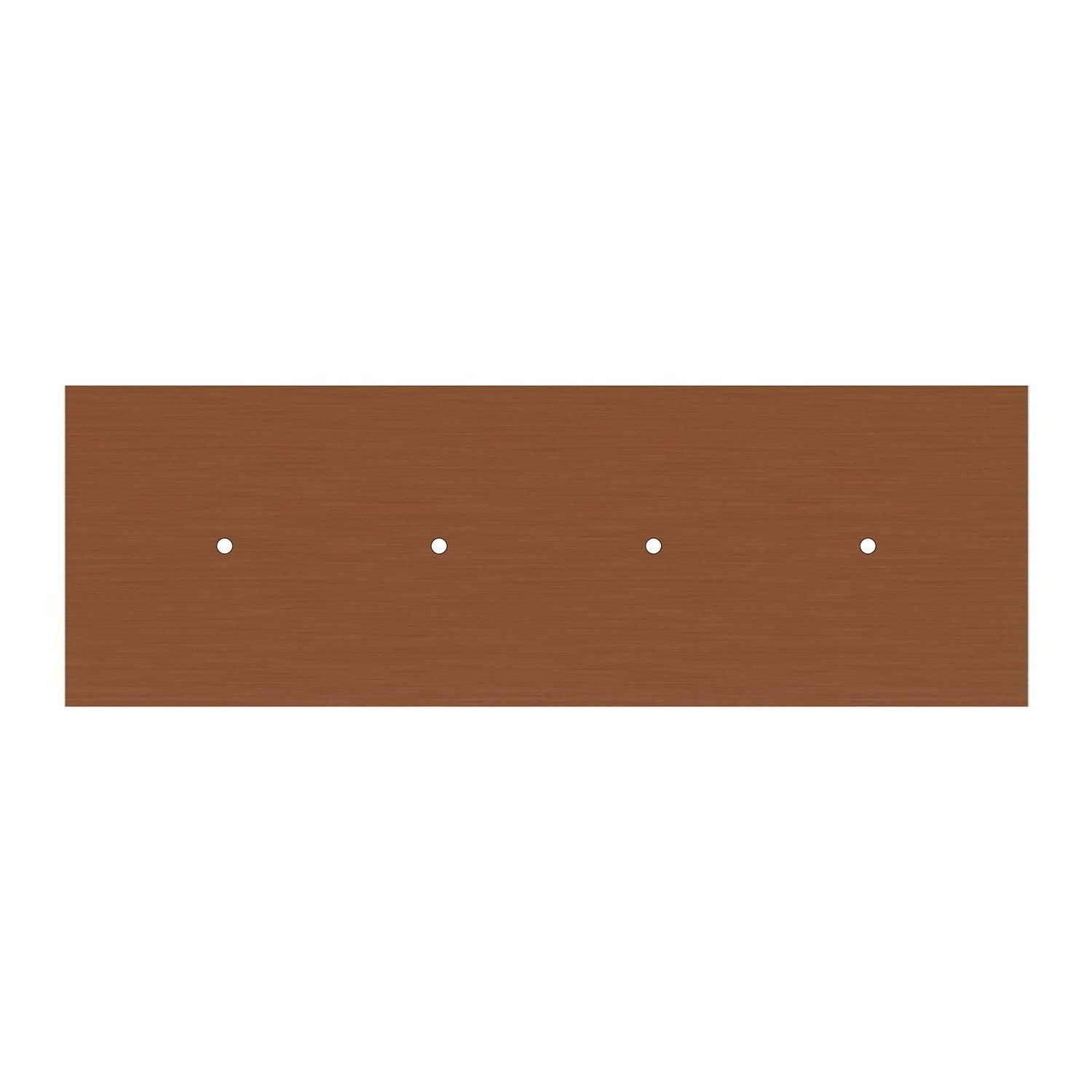 4 hole in line - EXTRA LARGE Rectangular Ceiling Canopy Kit - Rose One System, 675 x 225 mm Cover