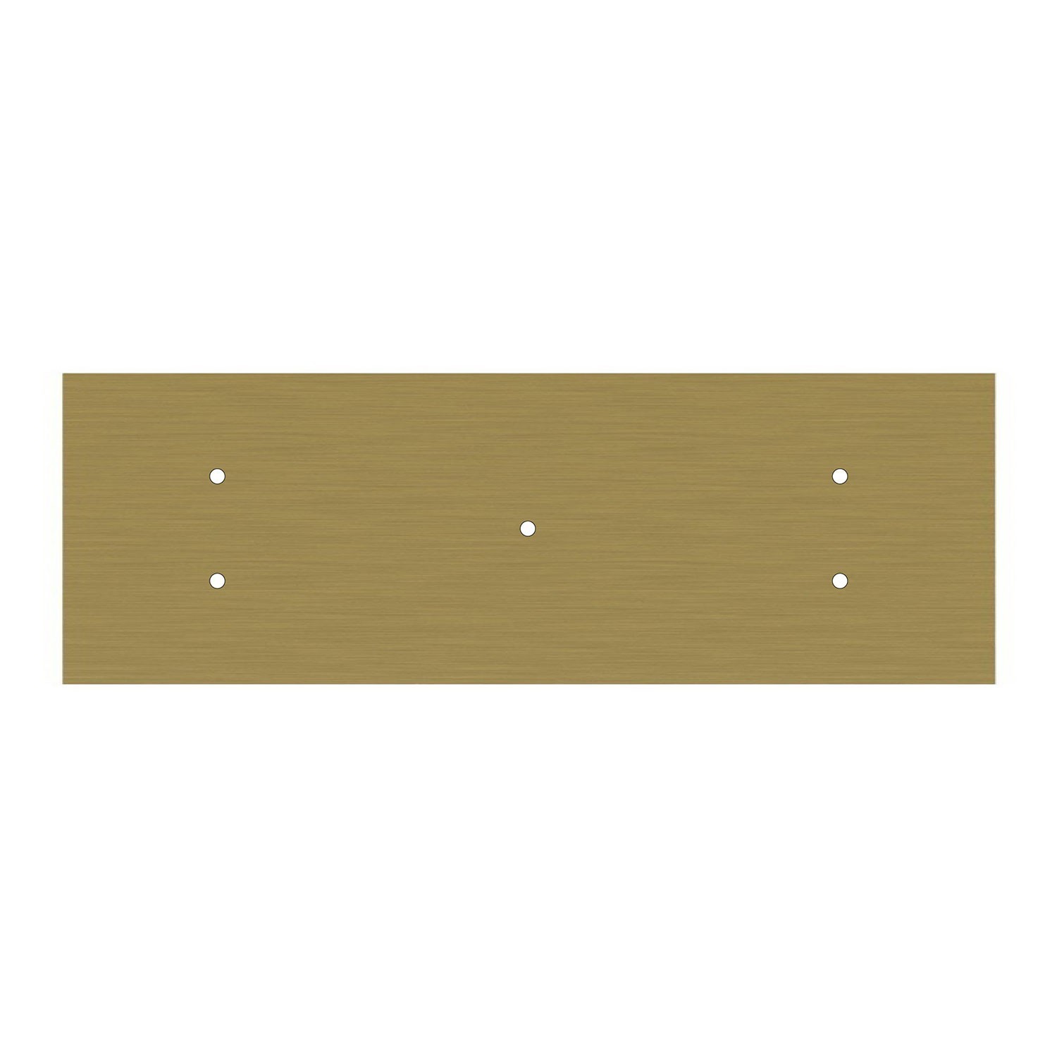 5 hole - EXTRA LARGE Rectangular Ceiling Canopy Kit - Rose One System, 675 x 225 mm Cover