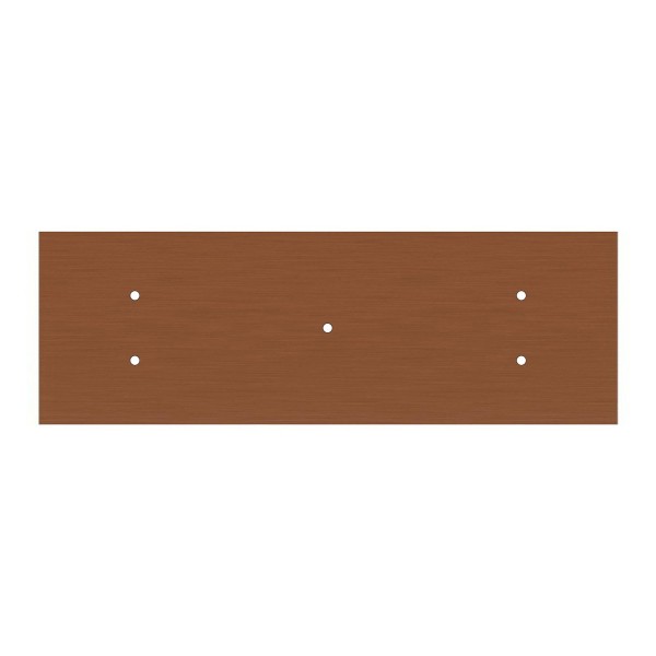 5 hole - EXTRA LARGE Rectangular Ceiling Canopy Kit - Rose One System, 675 x 225 mm Cover