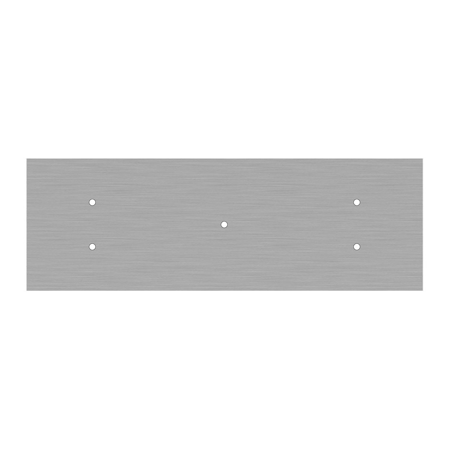 5 hole - EXTRA LARGE Rectangular Ceiling Canopy Kit - Rose One System, 675 x 225 mm Cover