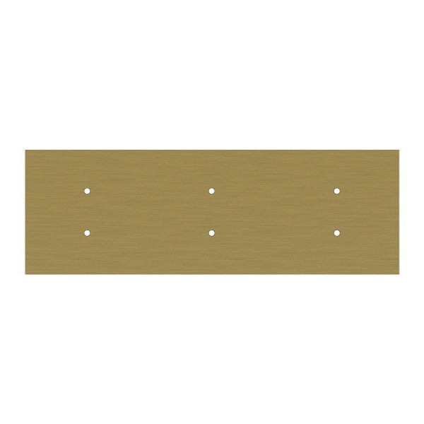 6 hole - EXTRA LARGE Rectangular Ceiling Canopy Kit - Rose One System, 675 x 225 mm Cover