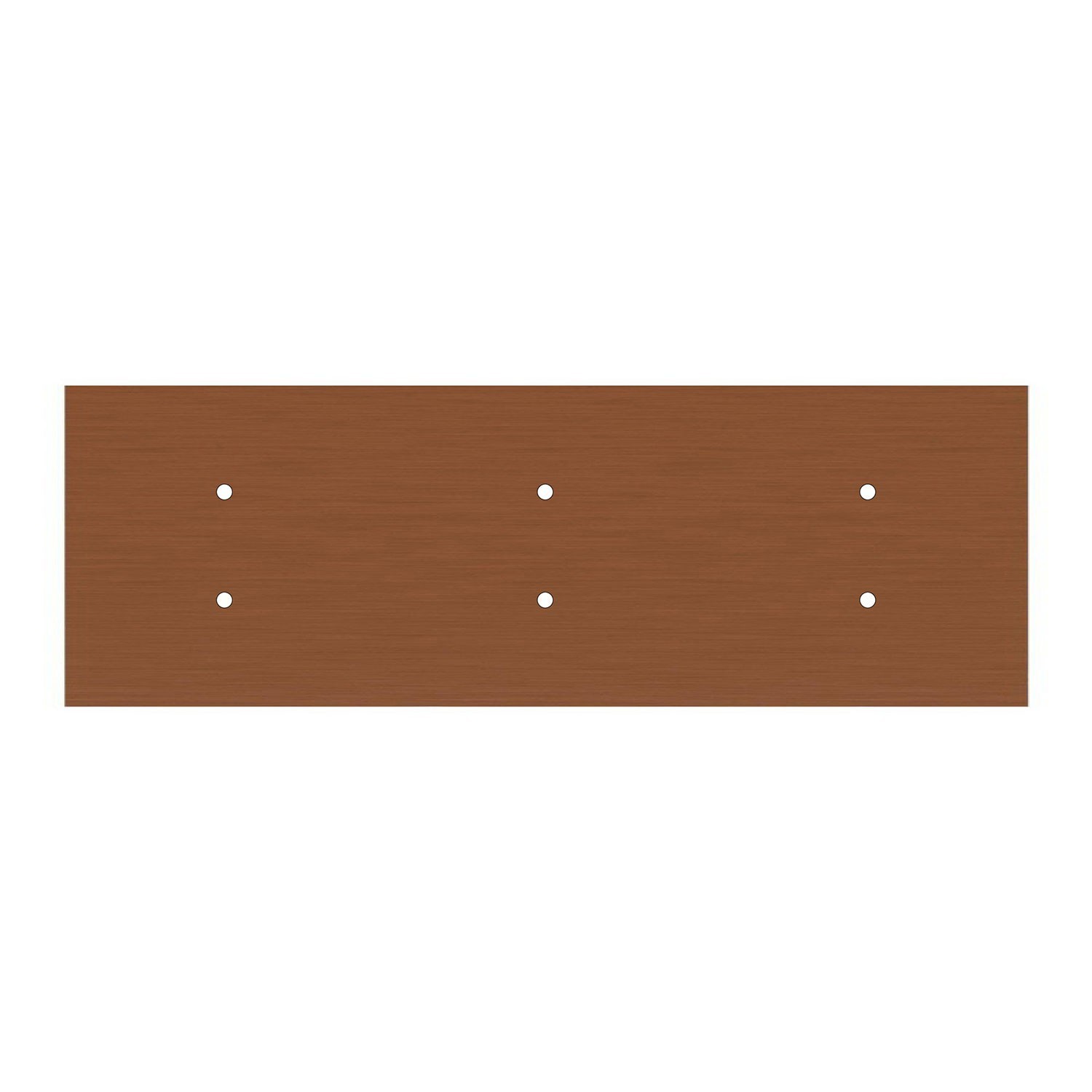 6 hole - EXTRA LARGE Rectangular Ceiling Canopy Kit - Rose One System, 675 x 225 mm Cover