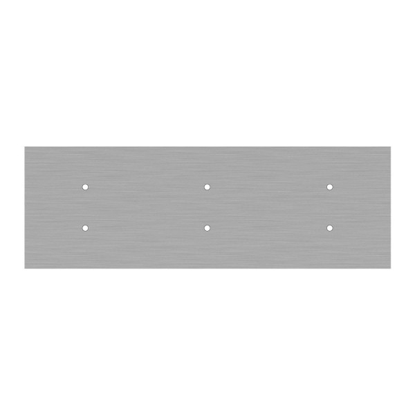 6 hole - EXTRA LARGE Rectangular Ceiling Canopy Kit - Rose One System, 675 x 225 mm Cover