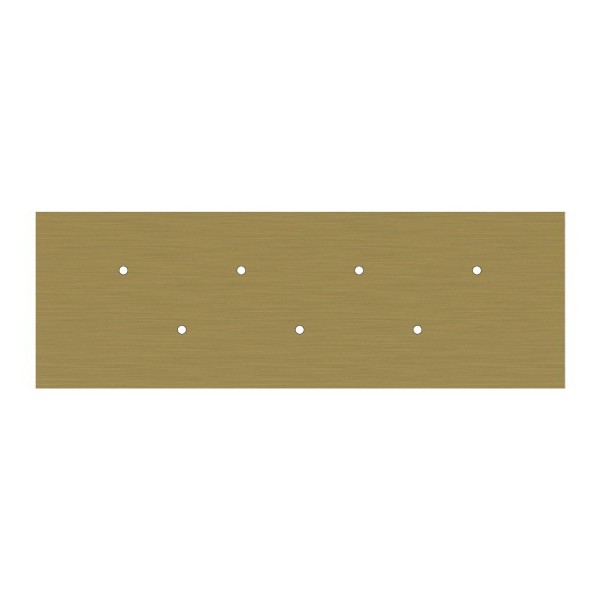 7 hole - EXTRA LARGE Rectangular Ceiling Canopy Kit - Rose One System, 675 x 225 mm Cover