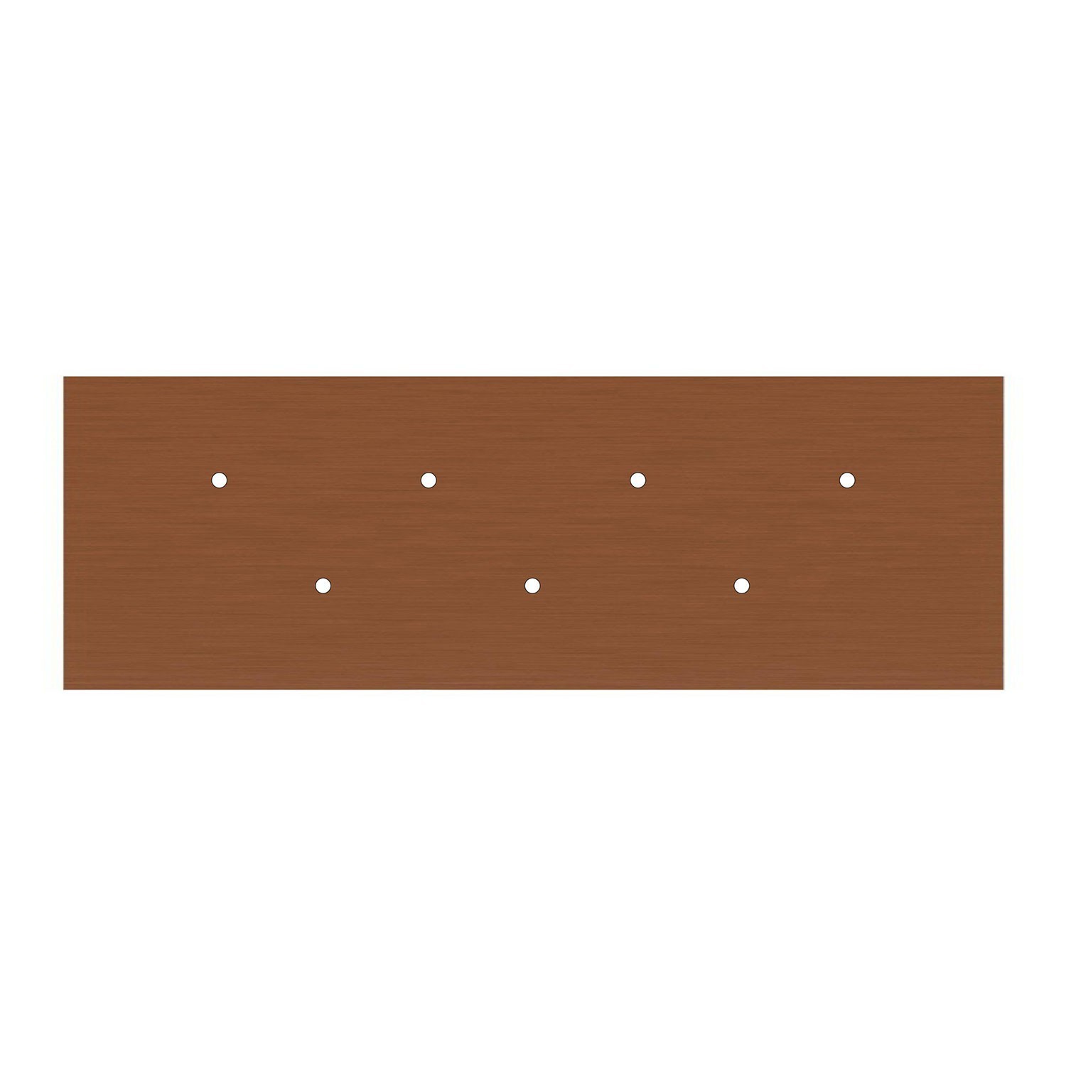 7 hole - EXTRA LARGE Rectangular Ceiling Canopy Kit - Rose One System, 675 x 225 mm Cover