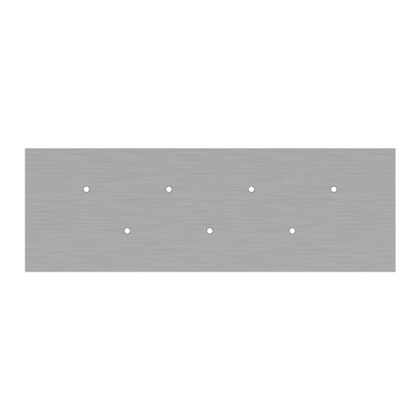 7 hole - EXTRA LARGE Rectangular Ceiling Canopy Kit - Rose One System, 675 x 225 mm Cover