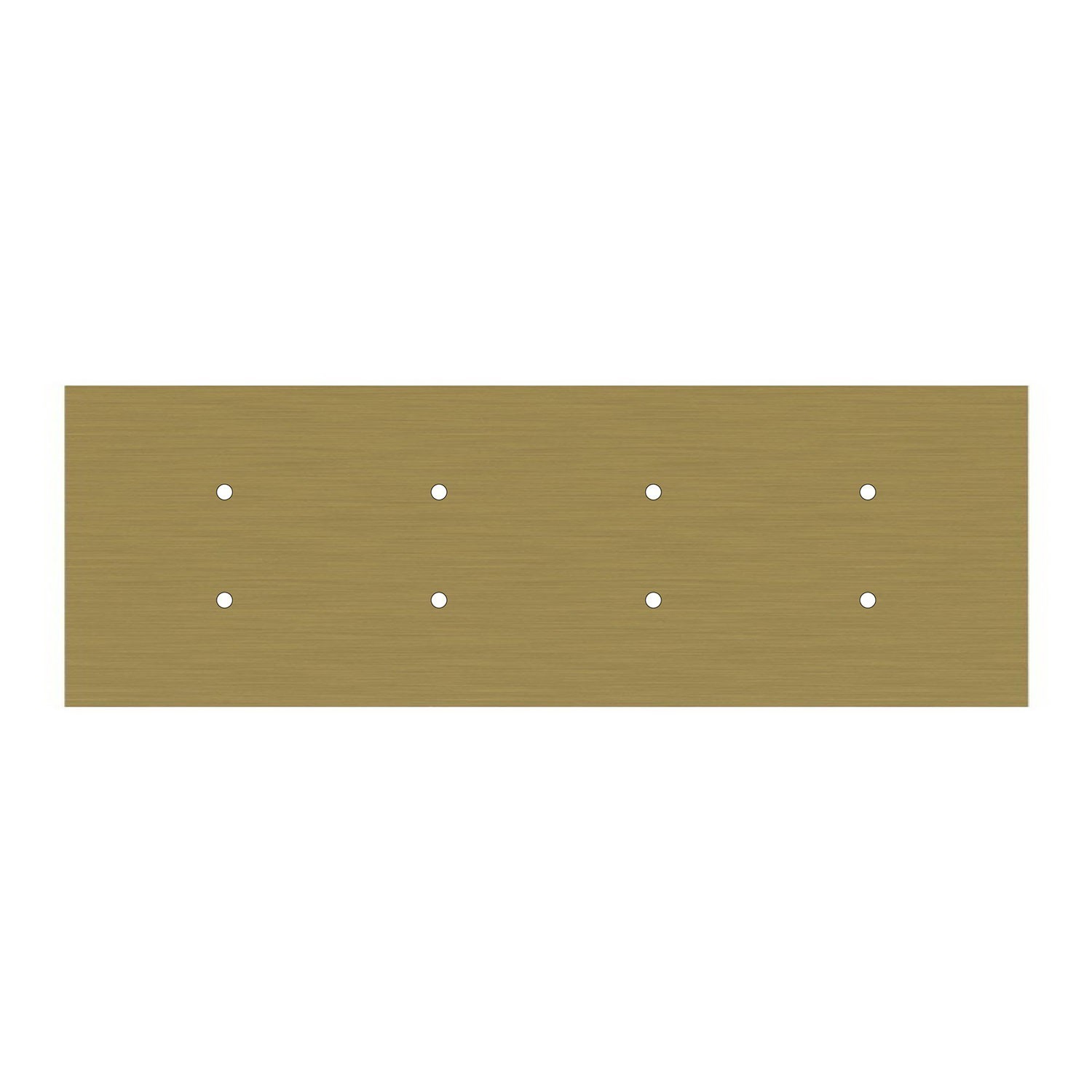 8 hole - EXTRA LARGE Rectangular Ceiling Canopy Kit - Rose One System, 675 x 225 mm Cover