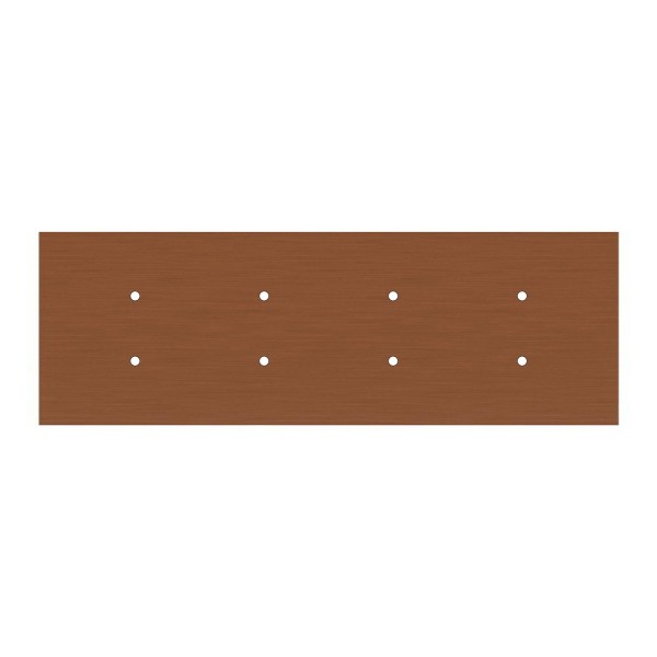 8 hole - EXTRA LARGE Rectangular Ceiling Canopy Kit - Rose One System, 675 x 225 mm Cover