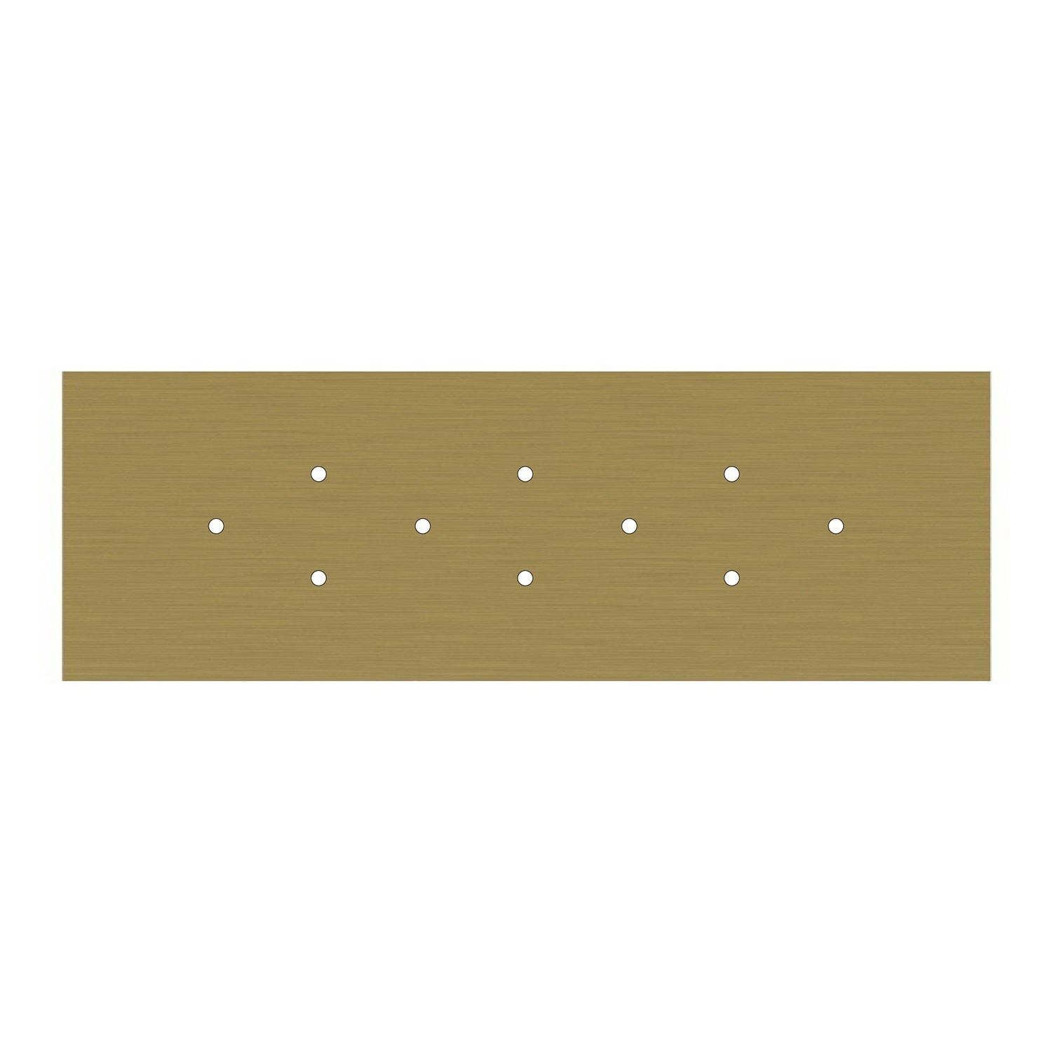 10 hole - EXTRA LARGE Rectangular Ceiling Canopy Kit - Rose One System, 675 x 225 mm Cover