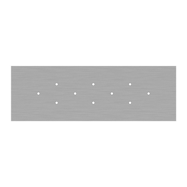 10 hole - EXTRA LARGE Rectangular Ceiling Canopy Kit - Rose One System, 675 x 225 mm Cover