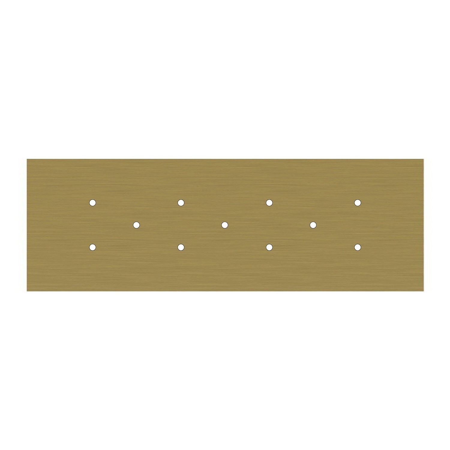 11 hole - EXTRA LARGE Rectangular Ceiling Canopy Kit - Rose One System, 675 x 225 mm Cover