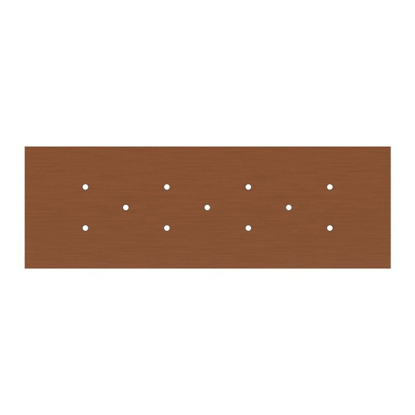 11 hole - EXTRA LARGE Rectangular Ceiling Canopy Kit - Rose One System, 675 x 225 mm Cover