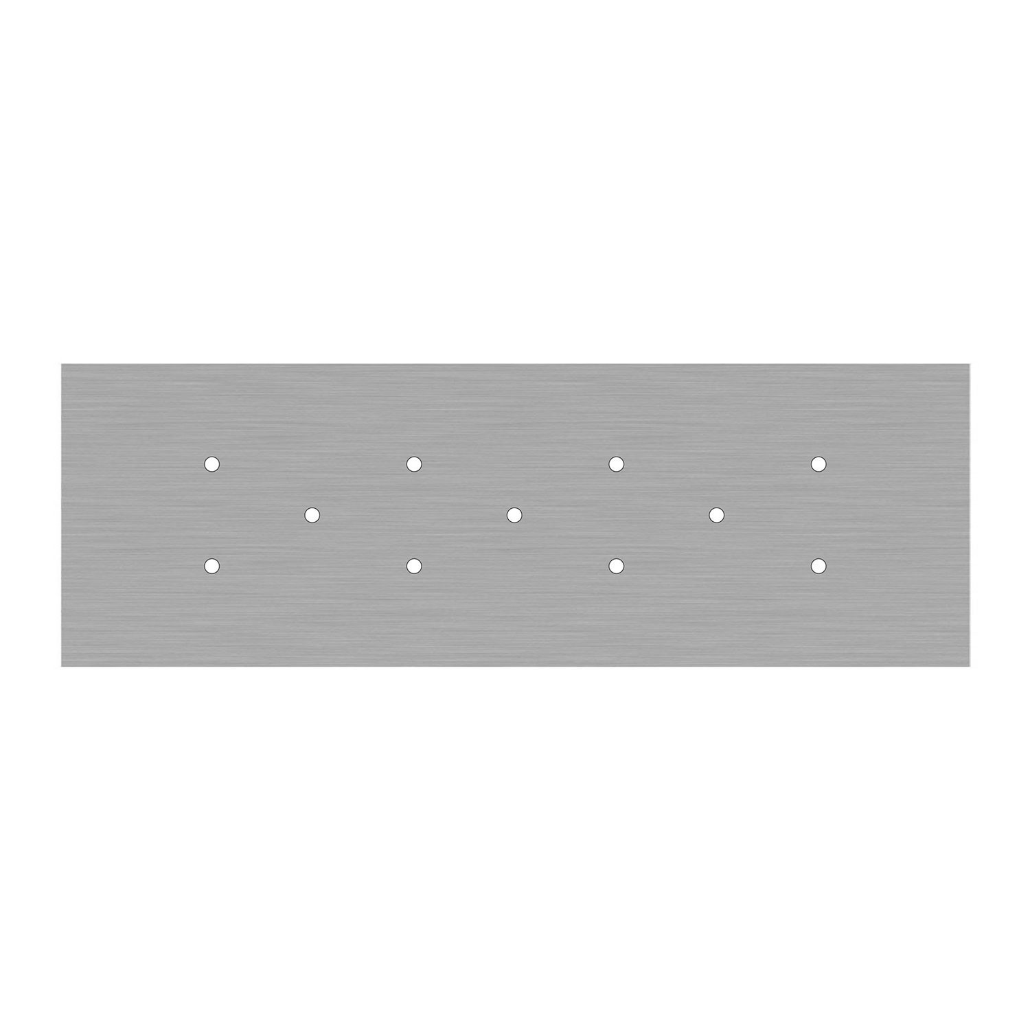 11 hole - EXTRA LARGE Rectangular Ceiling Canopy Kit - Rose One System, 675 x 225 mm Cover