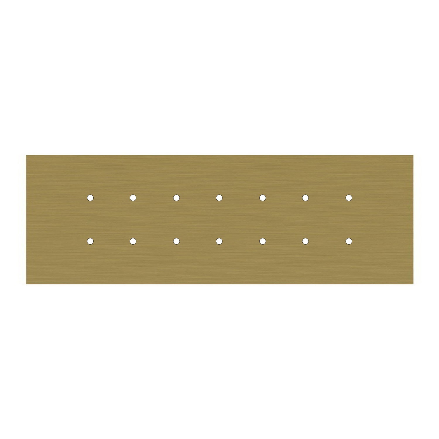 14 hole - EXTRA LARGE Rectangular Ceiling Canopy Kit - Rose One System, 675 x 225 mm Cover