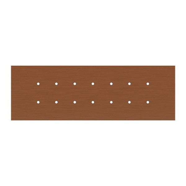 14 hole - EXTRA LARGE Rectangular Ceiling Canopy Kit - Rose One System, 675 x 225 mm Cover