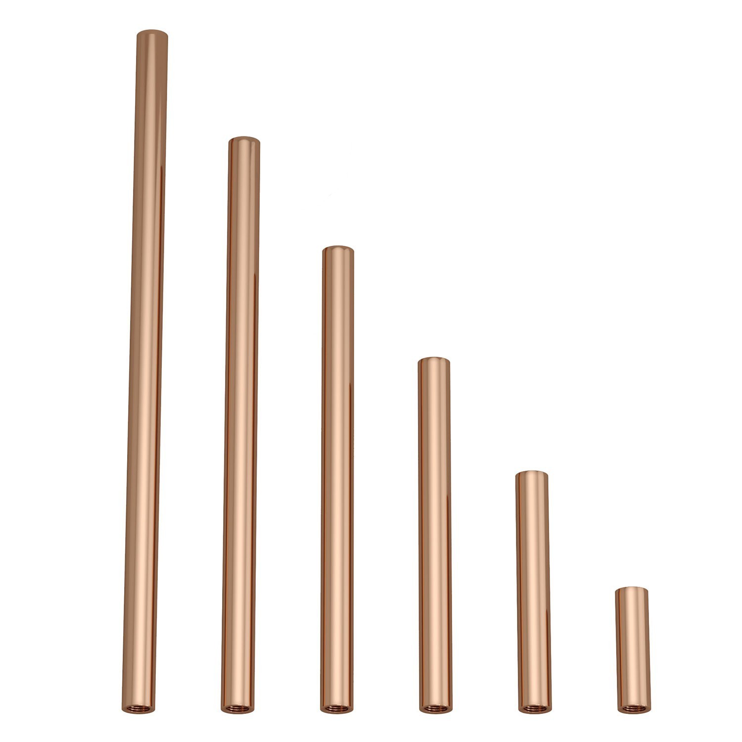 Metal Extension Tubes - Lamp Parts - Copper