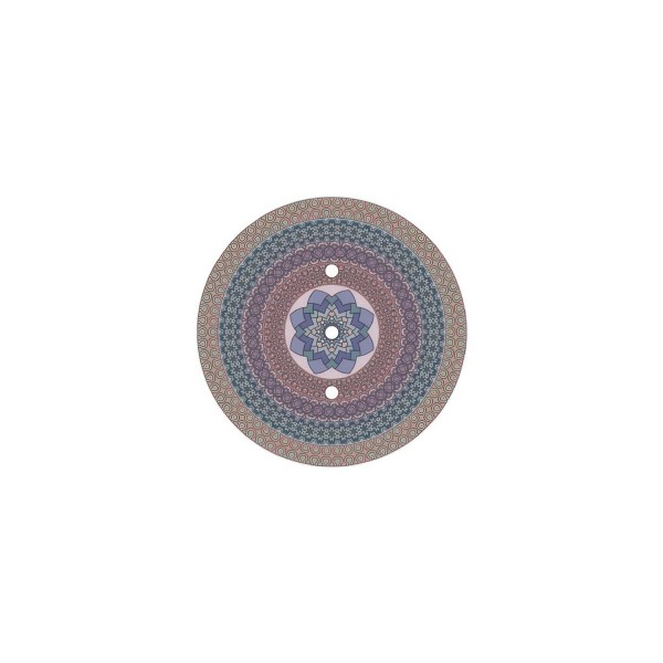 3 In-line Holes - LARGE Round Ceiling Canopy Kit - Rose One System - PROMO