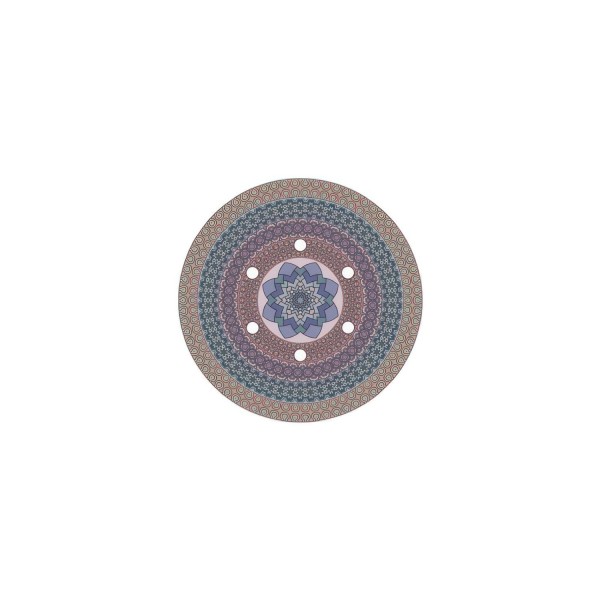 6 Holes - LARGE Round Ceiling Canopy Kit - Rose One System - PROMO