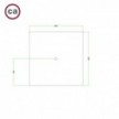 1 Hole - LARGE Square Ceiling Canopy Kit - Rose One System - PROMO