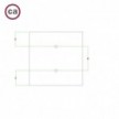 2 Holes - LARGE Square Ceiling Canopy Kit - Rose One System - PROMO