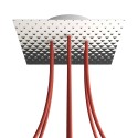 7 Holes - LARGE Square Ceiling Canopy Kit - Rose One System - PROMO