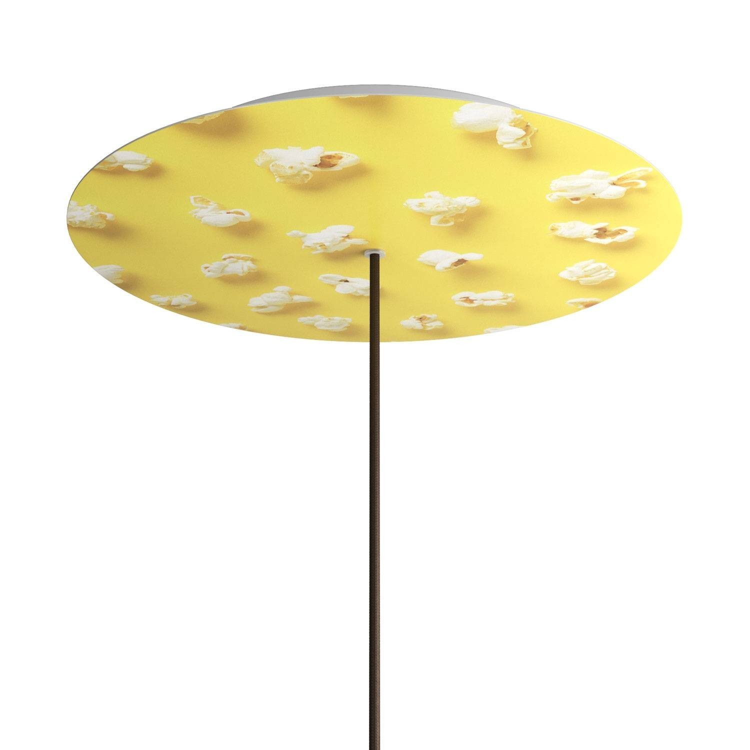 1 Hole - EXTRA LARGE Round Ceiling Canopy Kit - Rose One System - PROMO - Pop-Corn