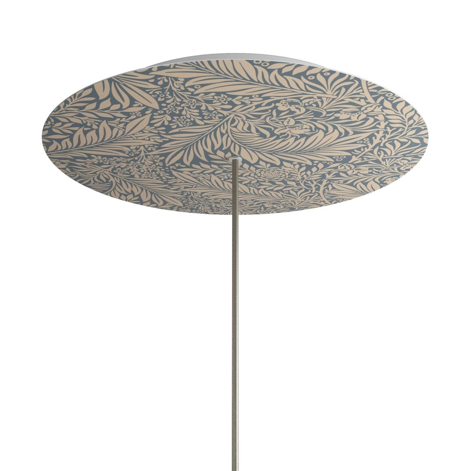 1 Hole - EXTRA LARGE Round Ceiling Canopy Kit - Rose One System - PROMO - Damasco