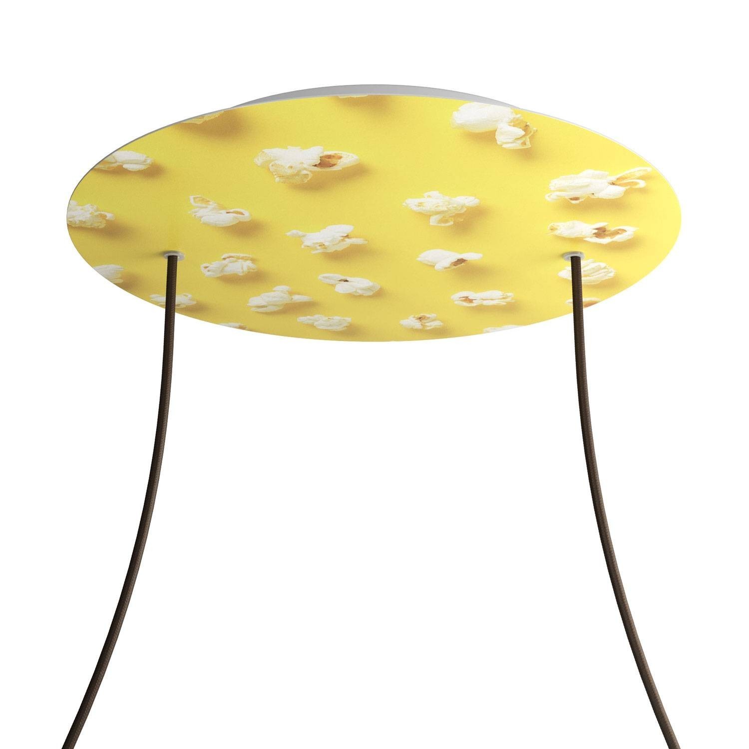 2 Holes - EXTRA LARGE Round Ceiling Canopy Kit - Rose One System - PROMO - Pop-Corn