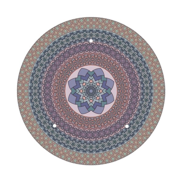 3 Holes - EXTRA LARGE Round Ceiling Canopy Kit - Rose One System - PROMO